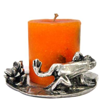 Pewter Candle Holder_FROG