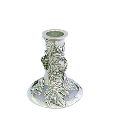 Pewter Candle Stick/ Grape