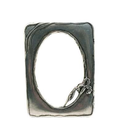 Pewter Oval Photo Frame
