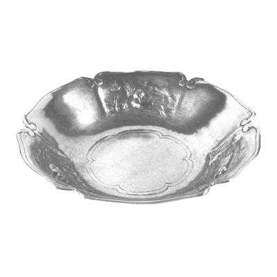 Pewter Round Bowl 30 cms._Duck