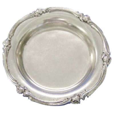 Pewter Round Coaster 16 cms.