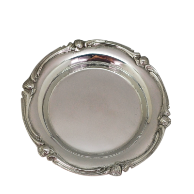 Pewter Round Coaster 16 cms.