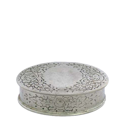 Pewter Jewelry box Flower