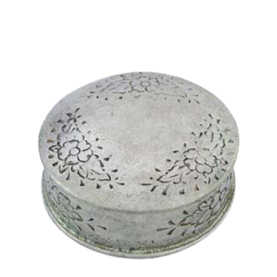 Pewter Oval Box Plain
