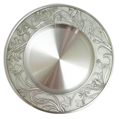 Pewter Show Plate_8 inch.