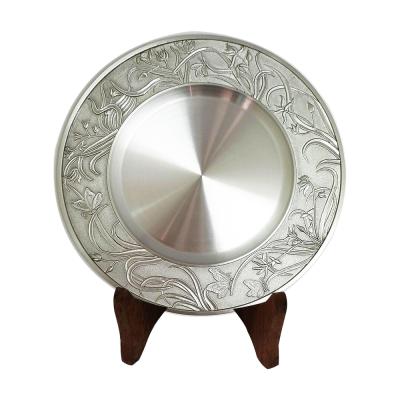 Pewter Show Plate_8 inch.