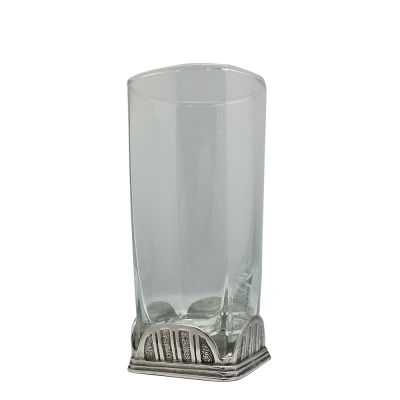Glass w/ Pewter Base