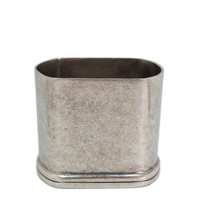 Pewter Cotton Box w/ Lid