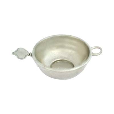 Pewter Bowl 15 cms. w/ Handle