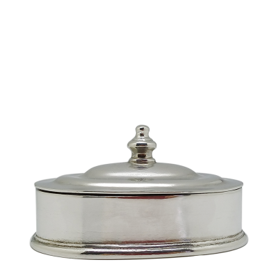 Pewter Oval Box Classic Shape