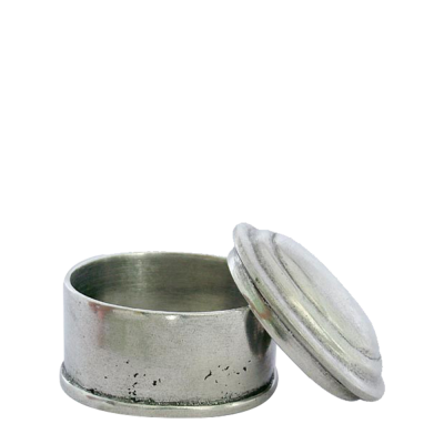 Pewter Oval Box Classic Shape