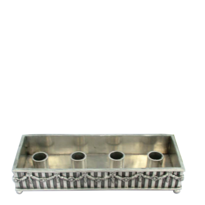 Pewter Night CandleHolder 4 light