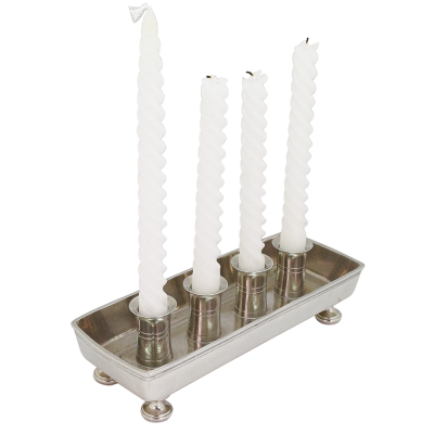 Pewter Night CandleHolder 4 light