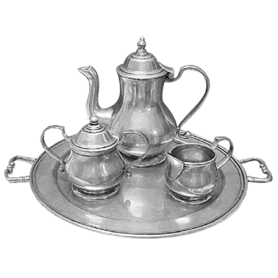 Pewter Coffee & Tea Full Set