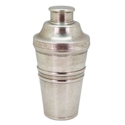 PEWTER COCKTAIL SHAKER_ANTIQUE FINISH