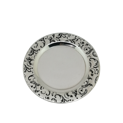 Pewter Round Coaster 11 cms.