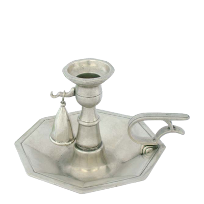 Pewter Night CandleHolder & Snuffer