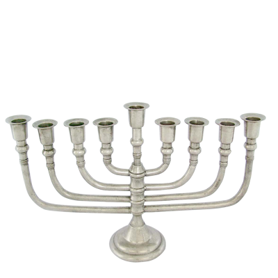 Pewter Hanukkah CandleHolder