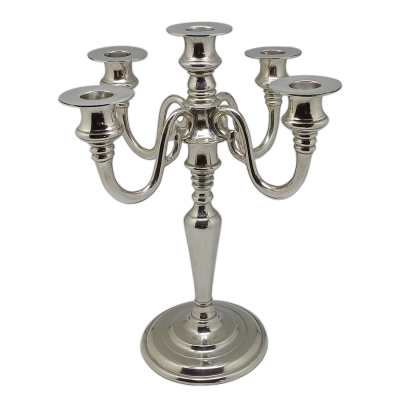 Pewter Candleholder 5 lights