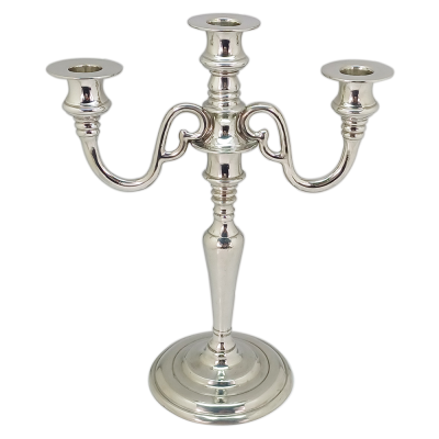 Pewter Candleholder 3 lights