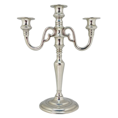 Pewter Candleholder 3 lights