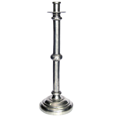 Pewter Candle Stick  / Lamp BASE