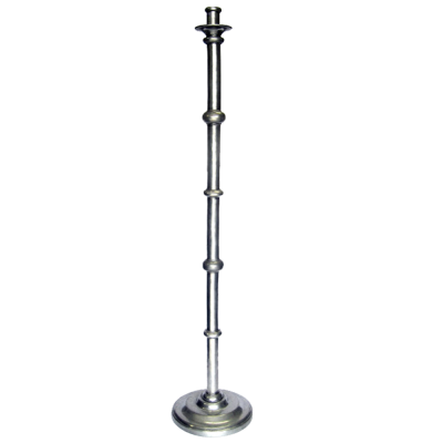 Pewter Candle Stick  / Lamp BASE