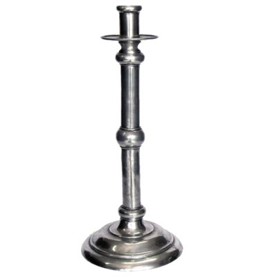 Pewter Candle Stick  / Lamp BASE