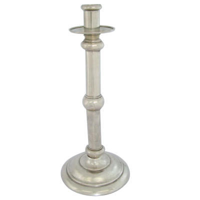 Pewter Candle Stick  / Lamp BASE