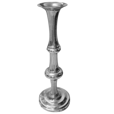 Pewter Candle Stick  / Lamp BASE