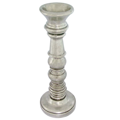 Pewter Candle Stick  / Lamp BASE