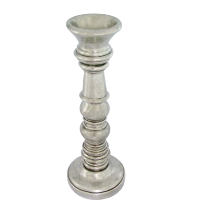 Pewter Candle Stick  / Lamp BASE