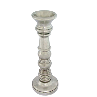 Pewter Candle Stick  / Lamp BASE