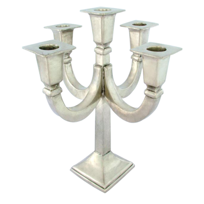 Pewter Candleholder 5 lights
