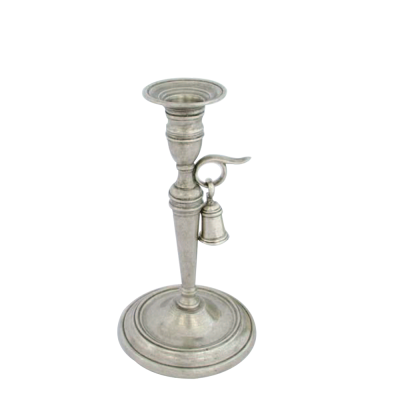 Pewter Candle Stick and Snuffer