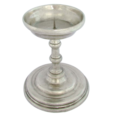 Pewter Pillar Candleholder
