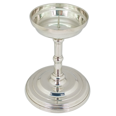 Pewter Pillar Candleholder
