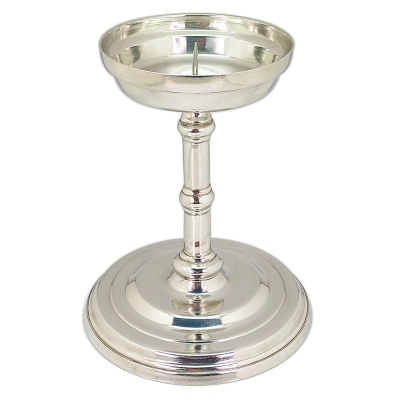 Pewter Pillar Candleholder
