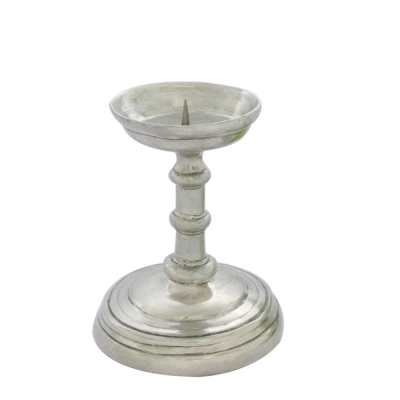 Pewter Pillar Candleholder