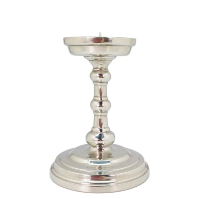 Pewter Pillar Candleholder