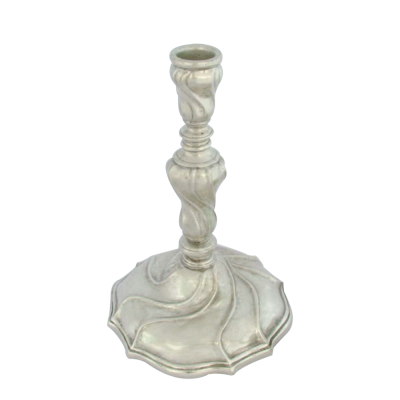 Pewter Candle Stick / Wavy