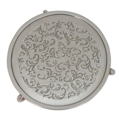 Pewter Candle holder_Barok