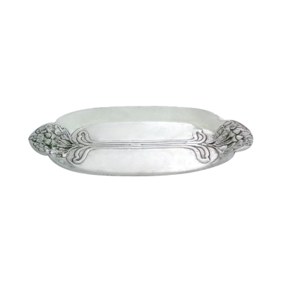 Pewter Oval Bowl 24 cms.