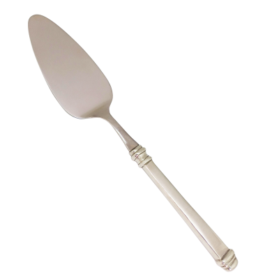 A_Pewter Flatware Cake Slice Server