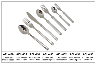A_Pewter Flatware 7 pcs.