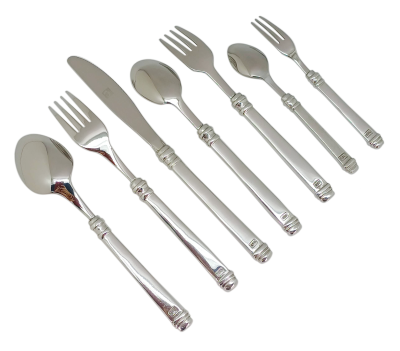 A_Pewter Flatware 7 pcs.