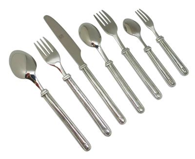 A_Pewter Flatware 7 pcs.