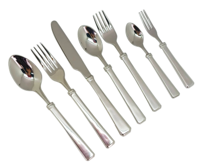 A_Pewter Flatware 7 pcs.