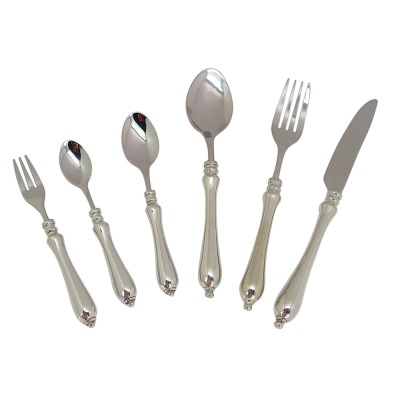 A_Pewter Flatware 6 pcs. Table Set(copy)