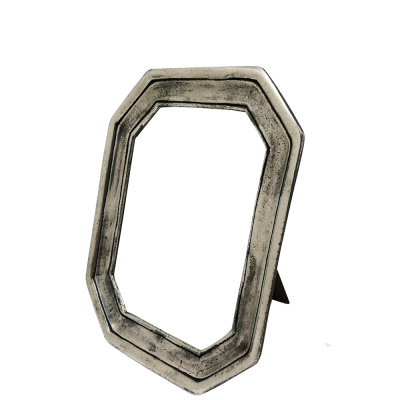 Pewter Octagonal Photo Frame